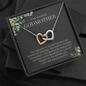 Godmother Gift, Interlocking Hearts Necklace