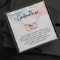 Godmother Gift, Interlocking Hearts Necklace