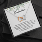 Godmother Gift, Interlocking Hearts Necklace