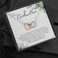 Godmother Gift, Interlocking Hearts Necklace