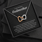 Godmother Gift, Interlocking Hearts Necklace