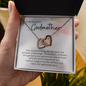 Godmother Gift, Interlocking Hearts Necklace