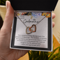 Godmother Gift, Interlocking Hearts Necklace