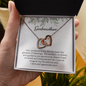 Godmother Gift, Interlocking Hearts Necklace