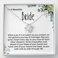 To A Beautiful Bride, Love Knot