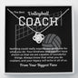 Volleyball Coach Gift From Team, Pendant Necklace
