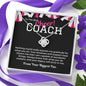 Cheer Coach Gift, Pendant Necklace