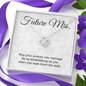Future Mrs Bride Gift, Love Knot Pendant Necklace