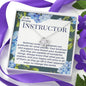 Instructor Gift, Pendant Necklace