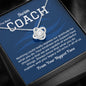 Swim Coach Gift From Team, Pendant Necklace