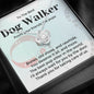 Dog Walker Gift, Love Knot Pendant Necklace