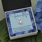 Bride Gift, Love Knot Pendant Necklace