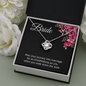Bride Gift, Love Knot Pendant Necklace