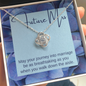 Bride Gift, Love Knot Pendant Necklace