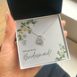 Bridesmaid Proposal Gift, Love Knot Pendant Necklace
