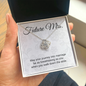 Future Mrs Bride Gift, Love Knot Pendant Necklace