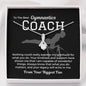 Gymnastics Coach Gift, Pendant Necklace