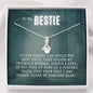 My Bestie True Crime Pendant Necklace Gift, Alluring Beauty