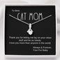 Cat Mom Gift, Alluring Beauty Pendant Necklace