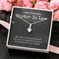 True Crime Junkie Sister In Law Gift, Pendant Necklace