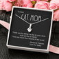 Cat Mom Gift, Alluring Beauty Pendant Necklace