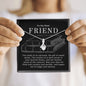 Dark Academia Friend Gift Pendant Necklace