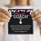 Cheer Coach Gift, Pendant Necklace