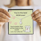 Dog Mom Gift, Alluring Beauty Pendant Necklace