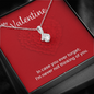 Valentines Day Gift for Her, CZ Pendant Necklace
