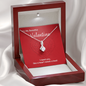Valentines Day Gift for Her, CZ Pendant Necklace