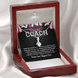 Cheer Coach Gift, Pendant Necklace