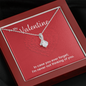 Valentines Day Gift for Her, CZ Pendant Necklace