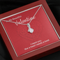 Valentines Day Gift for Her, CZ Pendant Necklace
