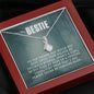 My Bestie True Crime Pendant Necklace Gift, Alluring Beauty