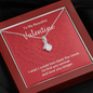 Valentines Day Gift for Her, CZ Pendant Necklace