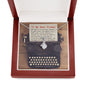 Dark Academia Friend Gift Pendant Necklace