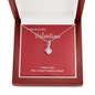 Valentines Day Gift for Her, CZ Pendant Necklace