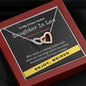 True Crime Junkie Daughter In Law Gift, Interlocking Hearts Necklace