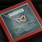 True Crime Junkie Gift for Daughter, Interlocking Hearts Necklace