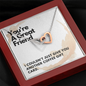 Friend Gift, Interlocking Hearts Necklace
