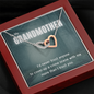 True Crime Junkie Gift for Grandmother, Interlocking Hearts Necklace