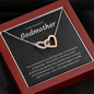 Godmother Gift, Interlocking Hearts Necklace