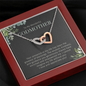 Godmother Gift, Interlocking Hearts Necklace