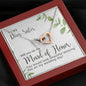 Sister Maid of Honor Proposal Necklace, Interlocking Hearts Pendant