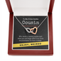 True Crime Junkie Cousin Gift, Interlocking Hearts Necklace