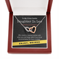 True Crime Junkie Daughter In Law Gift, Interlocking Hearts Necklace
