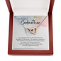Godmother Gift, Interlocking Hearts Necklace