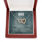 True Crime Junkie Gift for Wife, Interlocking Hearts Necklace