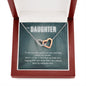 True Crime Junkie Gift for Daughter, Interlocking Hearts Necklace