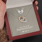 Bridesmaid Proposal Gift Box Interlocking Hearts Necklace